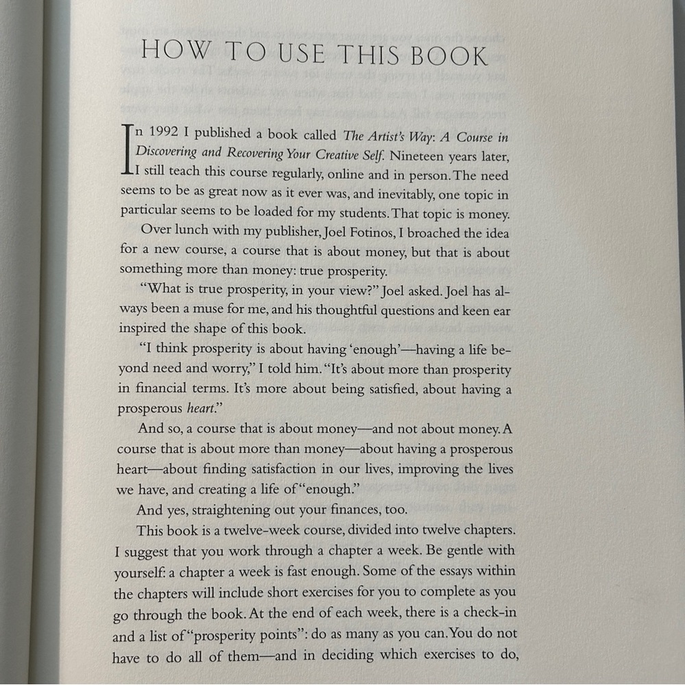 The Prosperous Heart by Julia Cameron | Self-Help, Finance | Hardcover Book - Picture 10 of 10